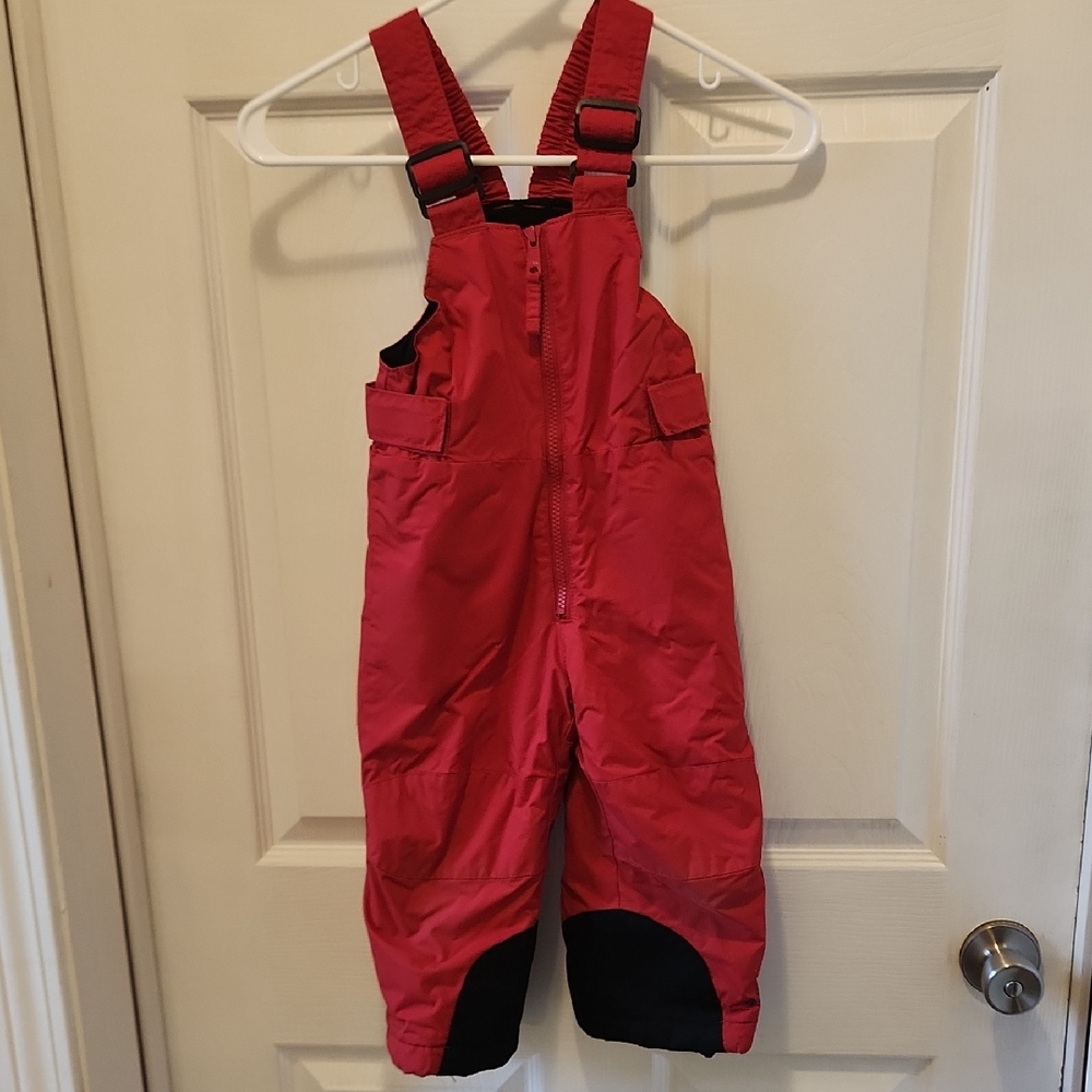 Columbia Kids Red and Black Overalls